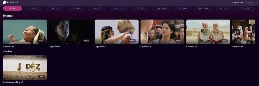 Descubra onde assistir Os Dez Mandamentos (novela e filmes) 5 Os Dez Mandamentos