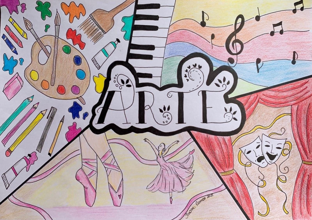 Capa de trabalho de artes