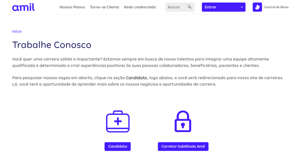 Amil trabalhe conosco 2024: vagas, salário e inscrições 2 Amil trabalhe conosco