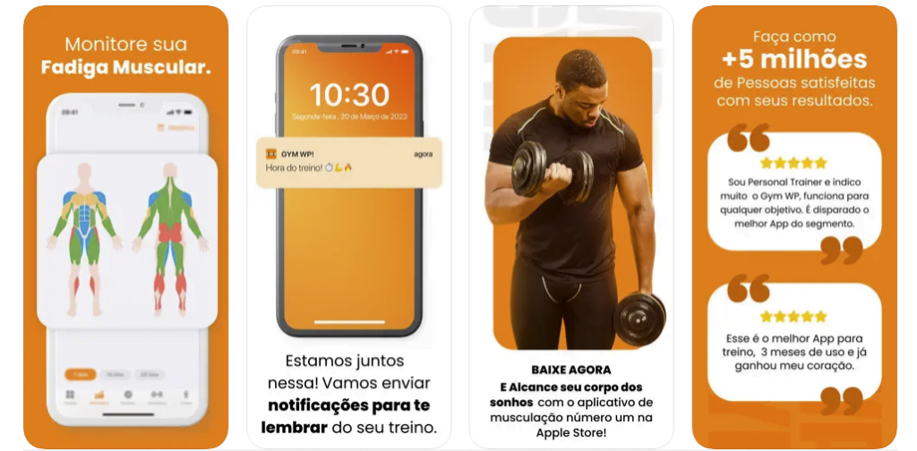 Aplicativo Gym WP
