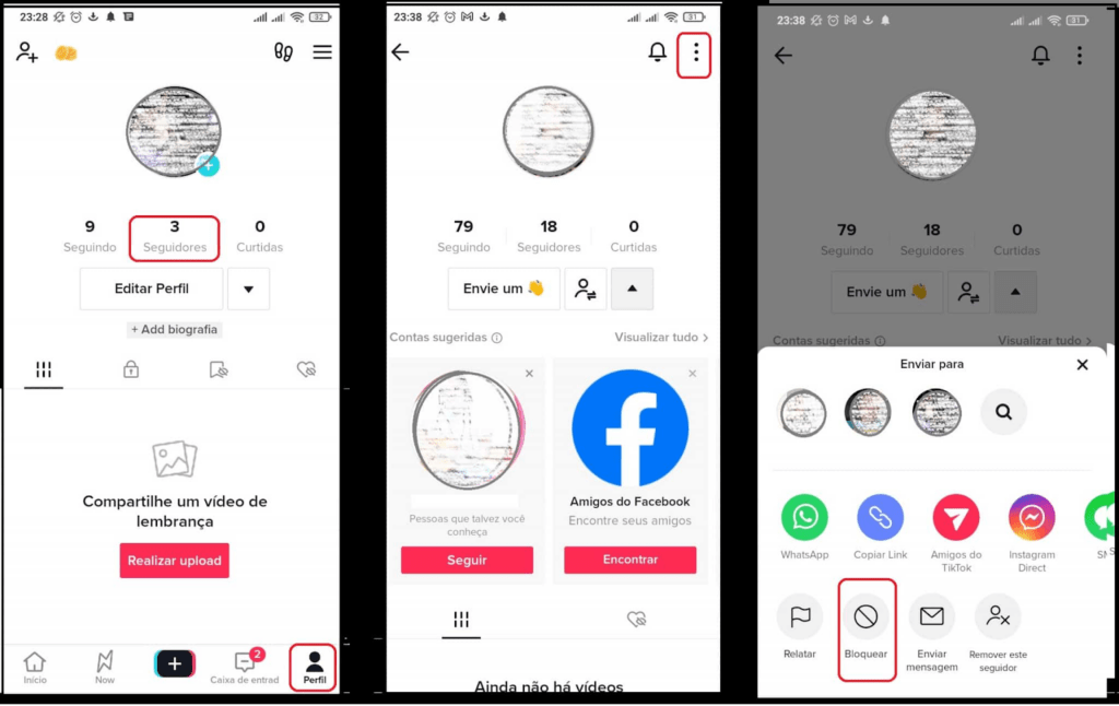 Como bloquear um perfil no TikTok 