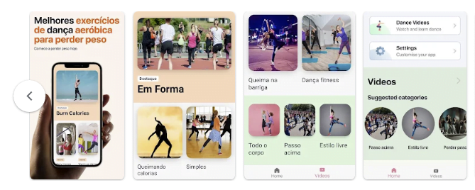 Aplicativo com danças para emagrecer