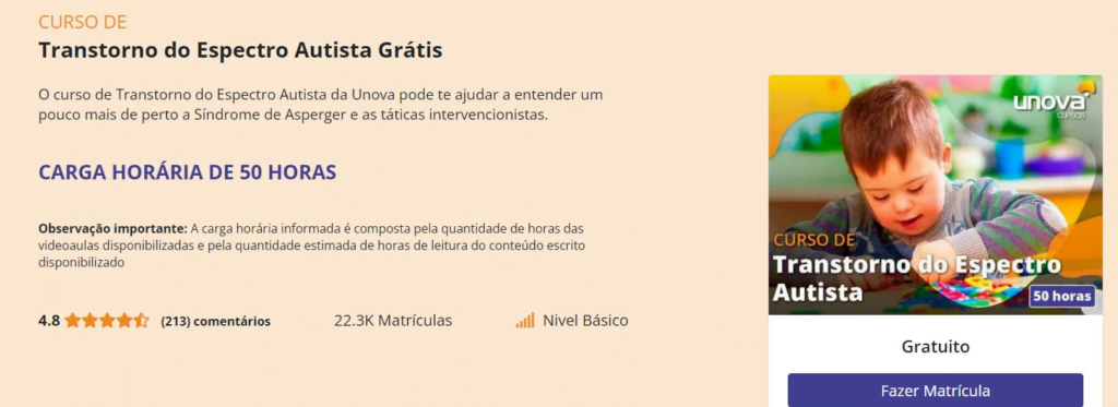 Curso gratuito de autismo: a melhor opção com certificado 1 image 249