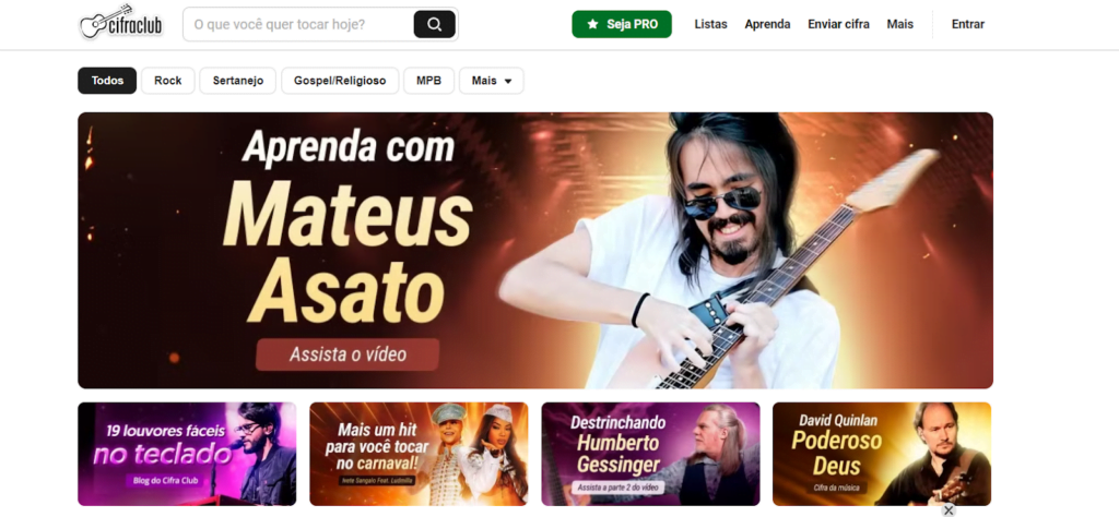Cifras de violão grátis