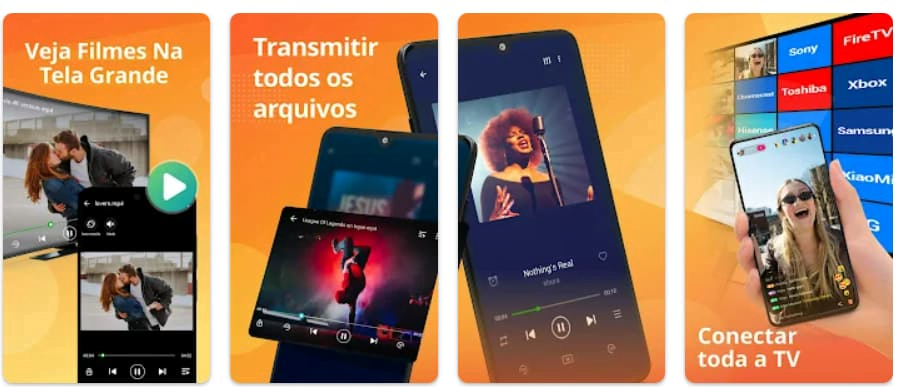 Como conectar o celular a qualquer TV (antigo ou novo - sem cabos) 2 Conectar celular na TV
