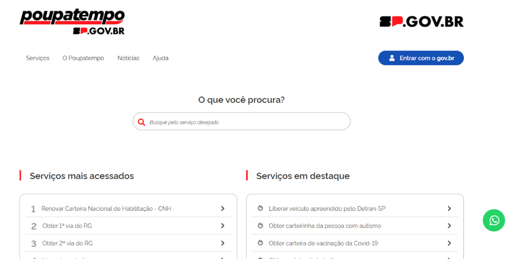 Aplicativo Poupatempo