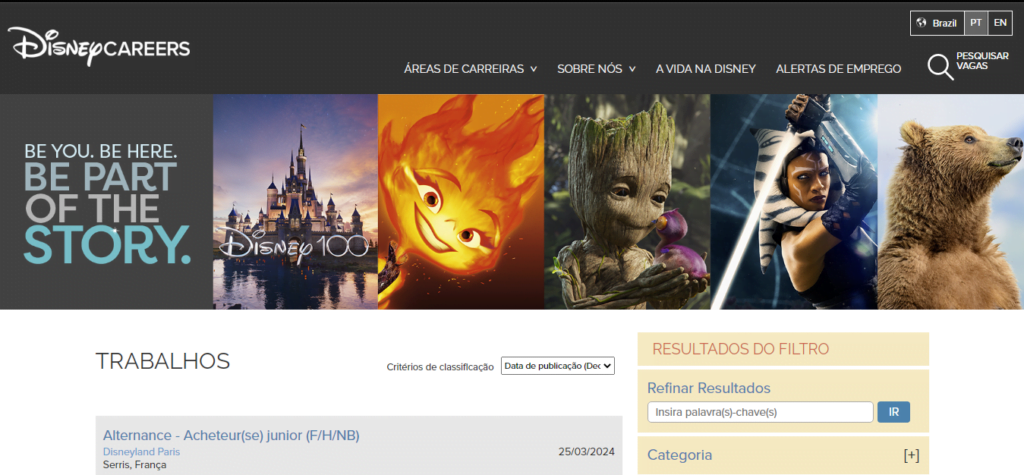 Como se candidatar online para trabalhar na Disney 3 Trabalhar na Disney