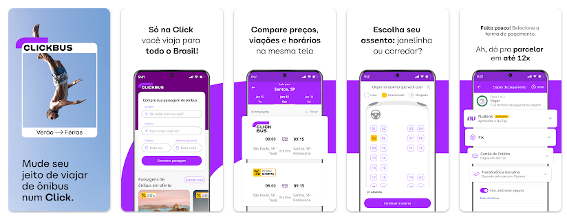 Comprar passagens de ônibus baratas