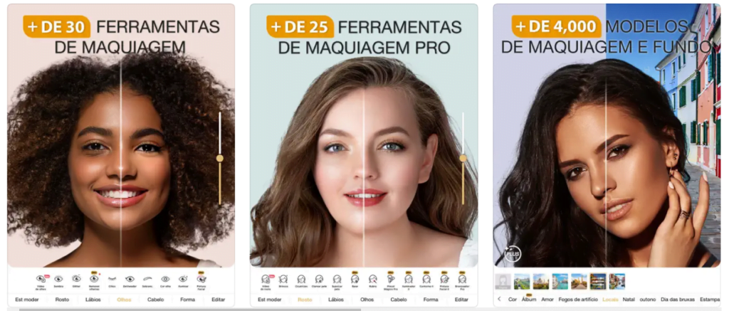 Conheça o aplicativo número 1 para simular maquiagem grátis 6 Aplicativo simulador de maquiagem