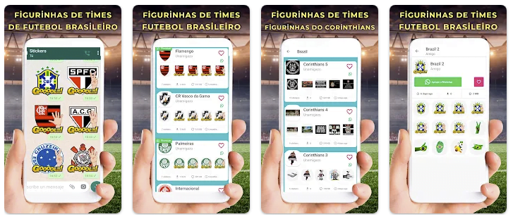 Tenha as melhores figurinhas de times de futebol no seu WhatsApp 2 Figurinhas de times de futebol para WhatsApp