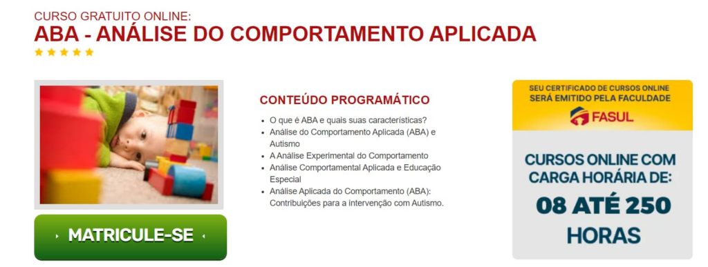 Curso ABA gratuito
