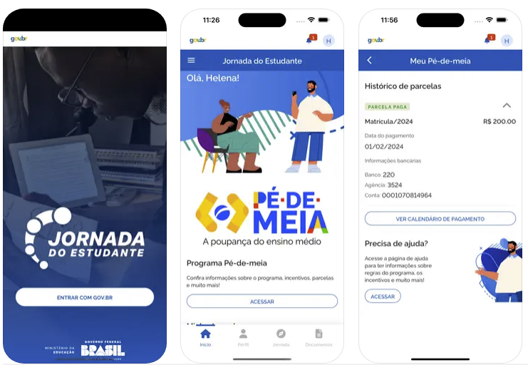 App Jornada do Estudante