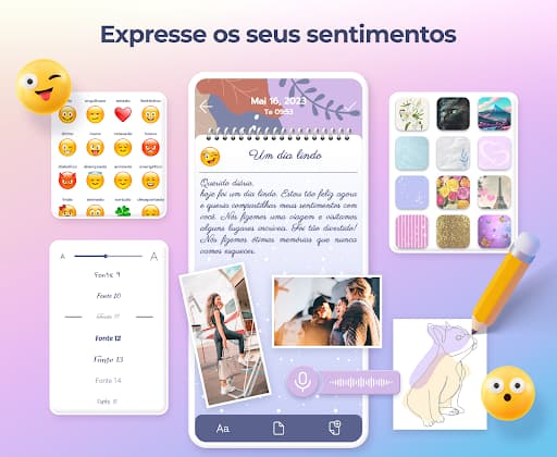 Diário com senha