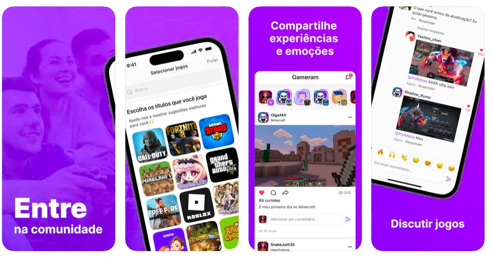 Rede social para gamers 