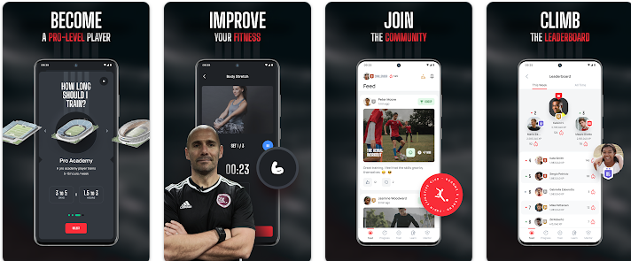 Aplicativo para aprender a jogar futebol profissional com treinadores da UEFA 3 Aprender a jogar futebol