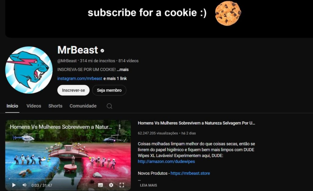 Os melhores canais do YouTube Brasil em 2024 2 Melhores canais do YouTube