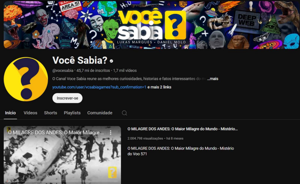 Os melhores canais do YouTube Brasil em 2024 14 Melhores canais do YouTube