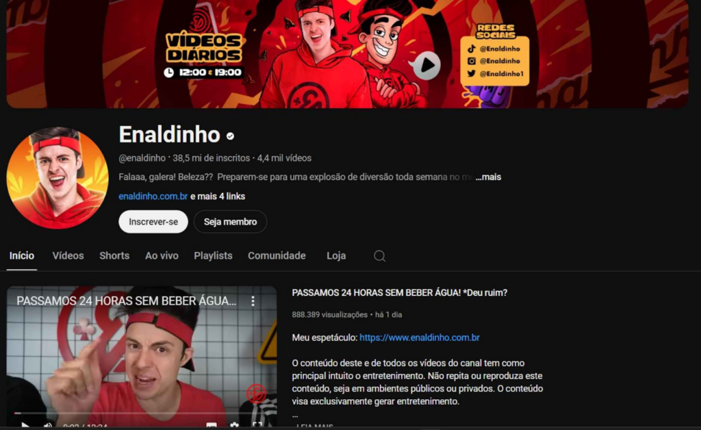 Os melhores canais do YouTube Brasil em 2024 18 Melhores canais do YouTube