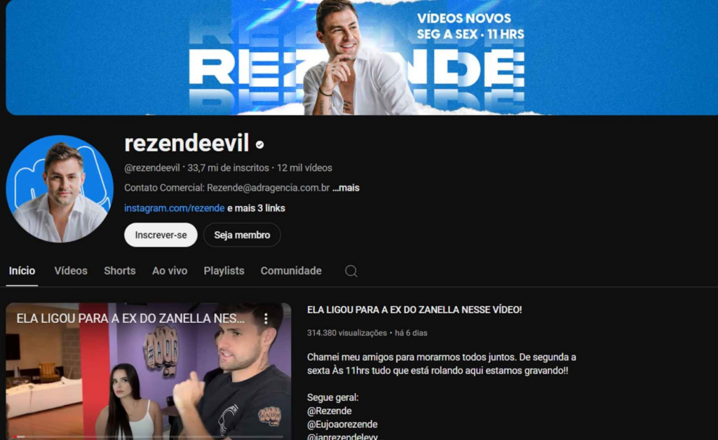 Os melhores canais do YouTube Brasil em 2024 20 Melhores canais do YouTube