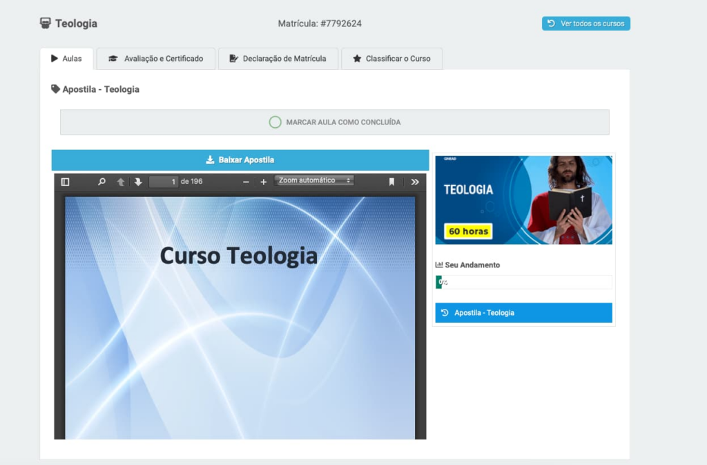 Curso de Teologia gratuito: matricule-se ainda hoje 2 Curso de Teologia gratuito