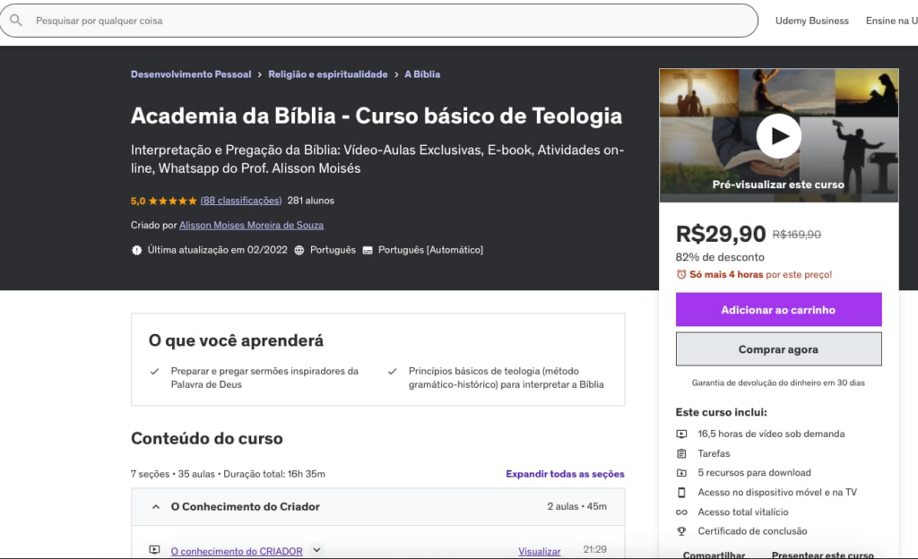 Curso de Teologia gratuito: matricule-se ainda hoje 3 Curso de Teologia gratuito