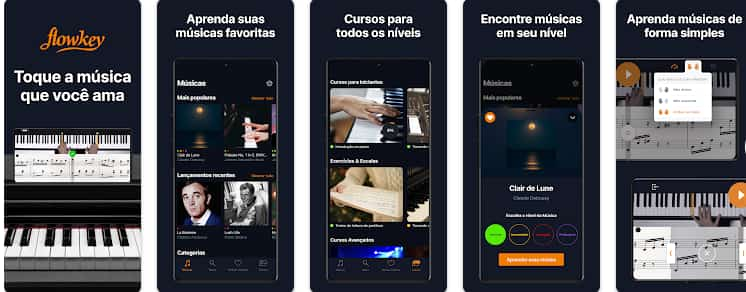 Flowkey: cursos para aprender piano com pianistas profissionais 100% grátis 2 Aprender piano