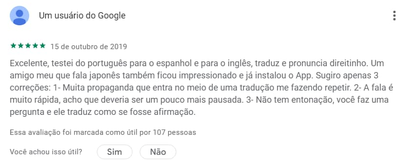 Aplicativo para falar e traduzir idiomas em tempo real 4 Traduzir idiomas em tempo real