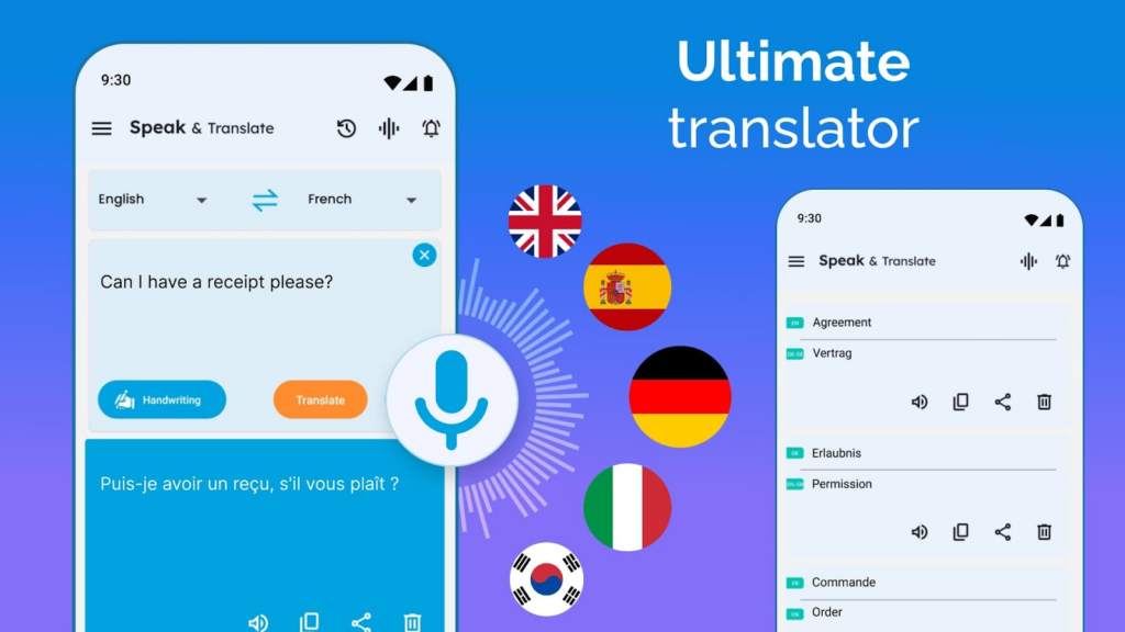 Aplicativo para falar e traduzir idiomas em tempo real 3 Traduzir idiomas em tempo real