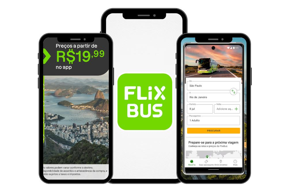 FlixBus: app de viagem com passagens de ônibus baratas 2 Passagens de ônibus baratas