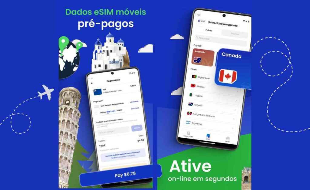 AloSim: chip internacional para mais de 170 países 3 Chip internacional