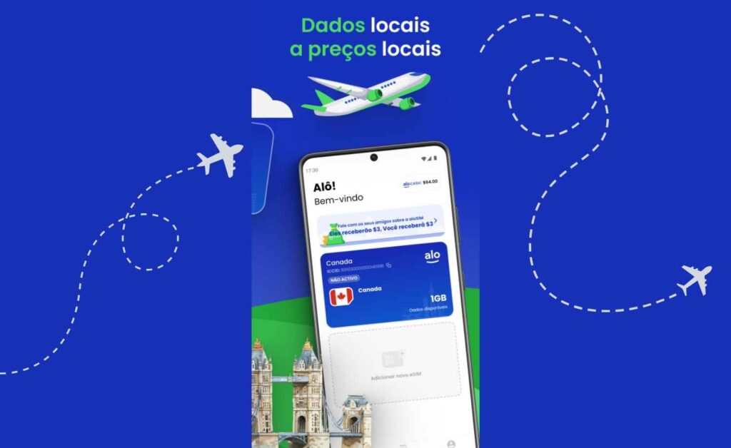 AloSim: chip internacional para mais de 170 países 4 Chip internacional