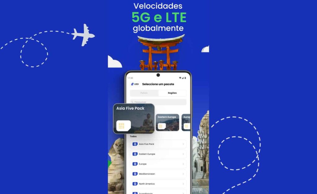 AloSim: chip internacional para mais de 170 países 6 Chip internacional
