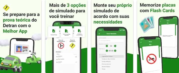 Simulado Detran Brasil 2024: provas teóricas do Detran para simulado grátis 2 Provas teóricas do Detran