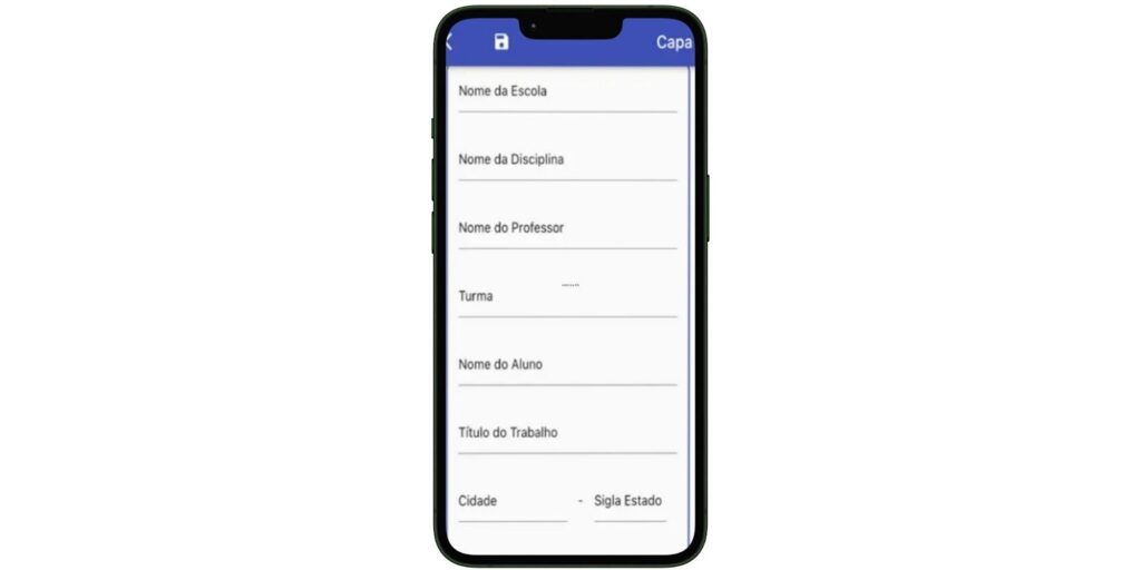 App para fazer capa de trabalho escolar em poucos minutos pelo celular 5 Capa de trabalho escolar