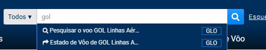 Rastreador de voo da Gol