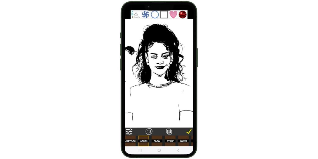 Divirta-se usando o app para transformar foto em quadrinhos 6 Transformar foto em quadrinhos