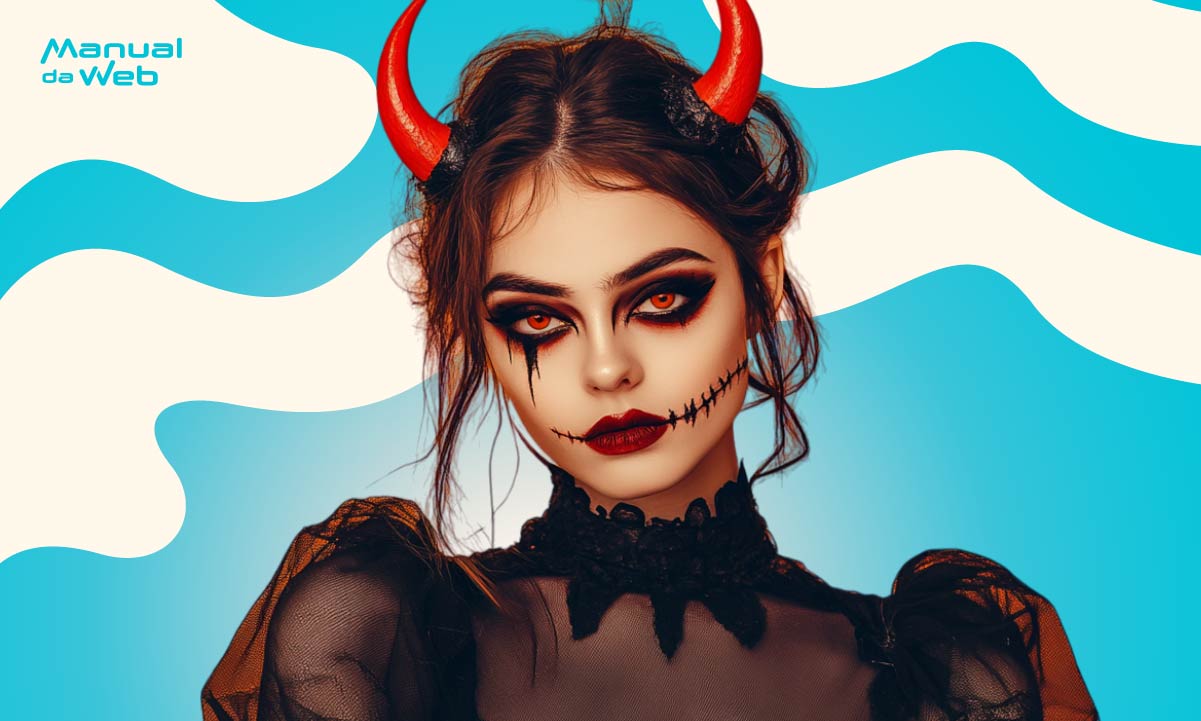 Maquiagem de Halloween