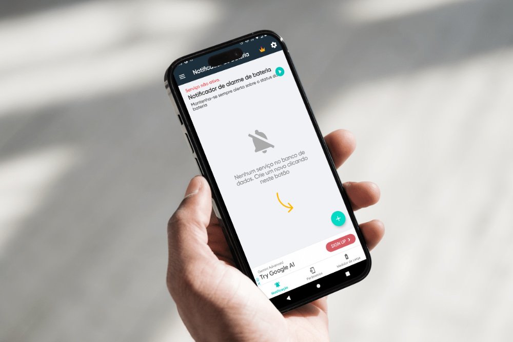 App de alerta de bateria para monitorar o status de bateria do seu celular 3 Alerta de bateria