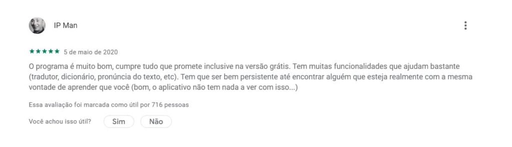 Aplicativo para falar inglês com nativos 100% grátis e confiável 4 Aplicativo para falar inglês com nativos