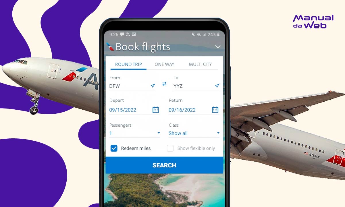 Passagens aéreas da American Airlines