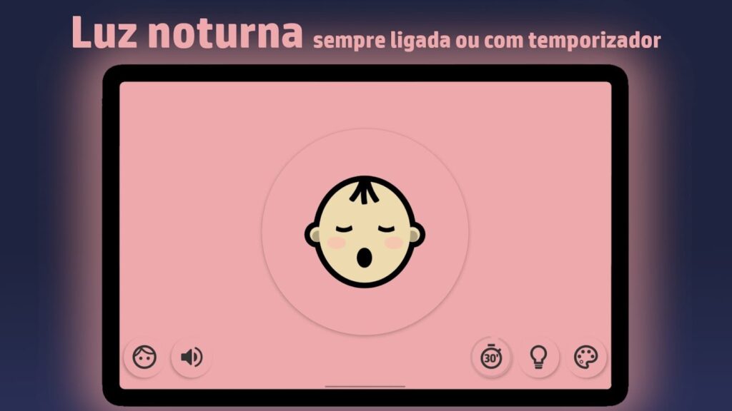 Luz noturna de bebê