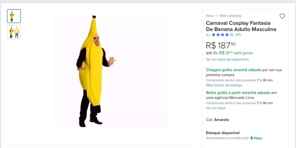 Fantasias de Carnaval: apps de compras confiáveis para você 3 Fantasias de Carnaval