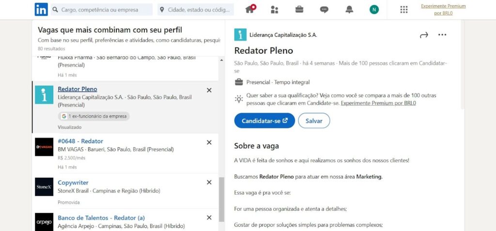 Como encontrar e se candidatar a vagas de emprego no LinkedIn 6 Vagas de emprego no LinkedIn