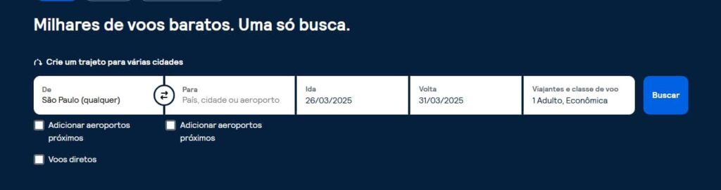 Guia de como encontrar passagens aéreas baratas na Skyscanner 2 Passagens aéreas baratas na Skyscanner