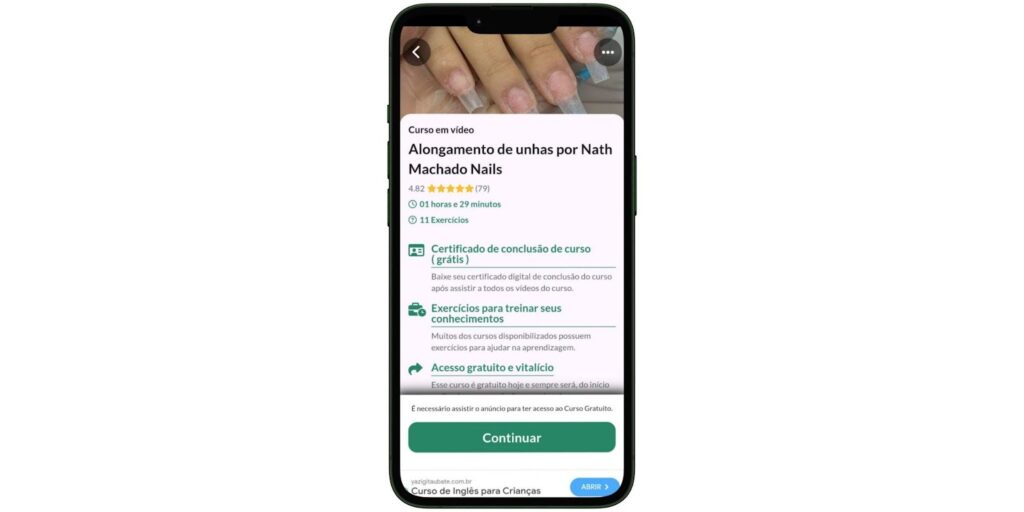 Curso de Alongamento de Unhas gratuito, online e com certificado 8 Curso de Alongamento de Unhas
