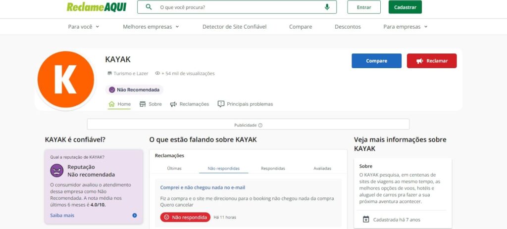 Passagens aéreas baratas na KAYAK
