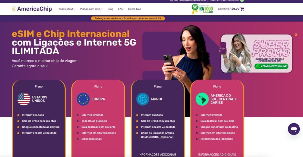 Chips internacionais para a Europa: preços e onde comprar 2 Chips internacionais para a Europa