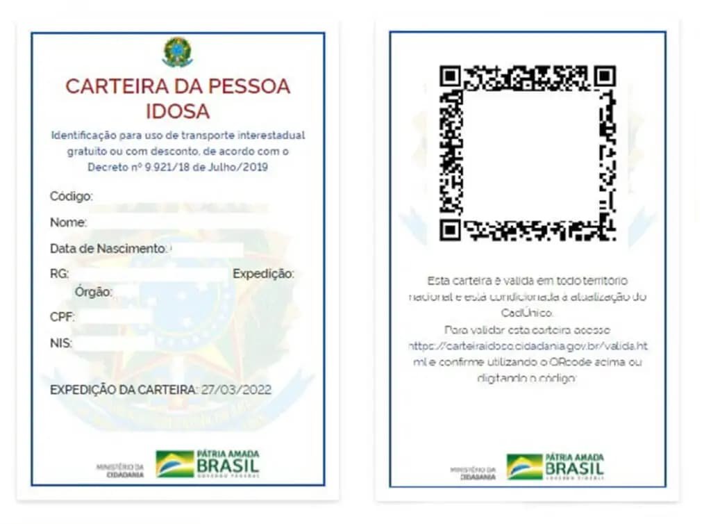 Carteira do Idoso 2025