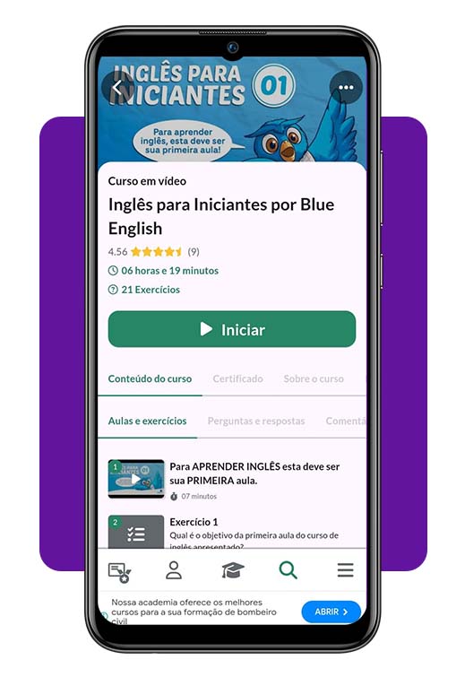 Curso de Inglês para iniciantes