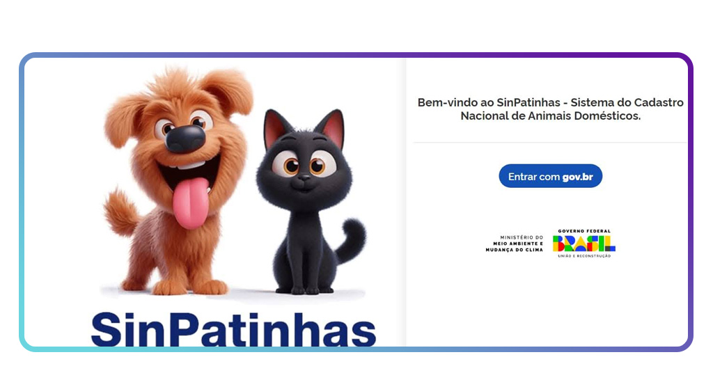 Programa SinPatinhas: como criar o RG do seu pet gratuitamente 3 Programa SinPatinhas